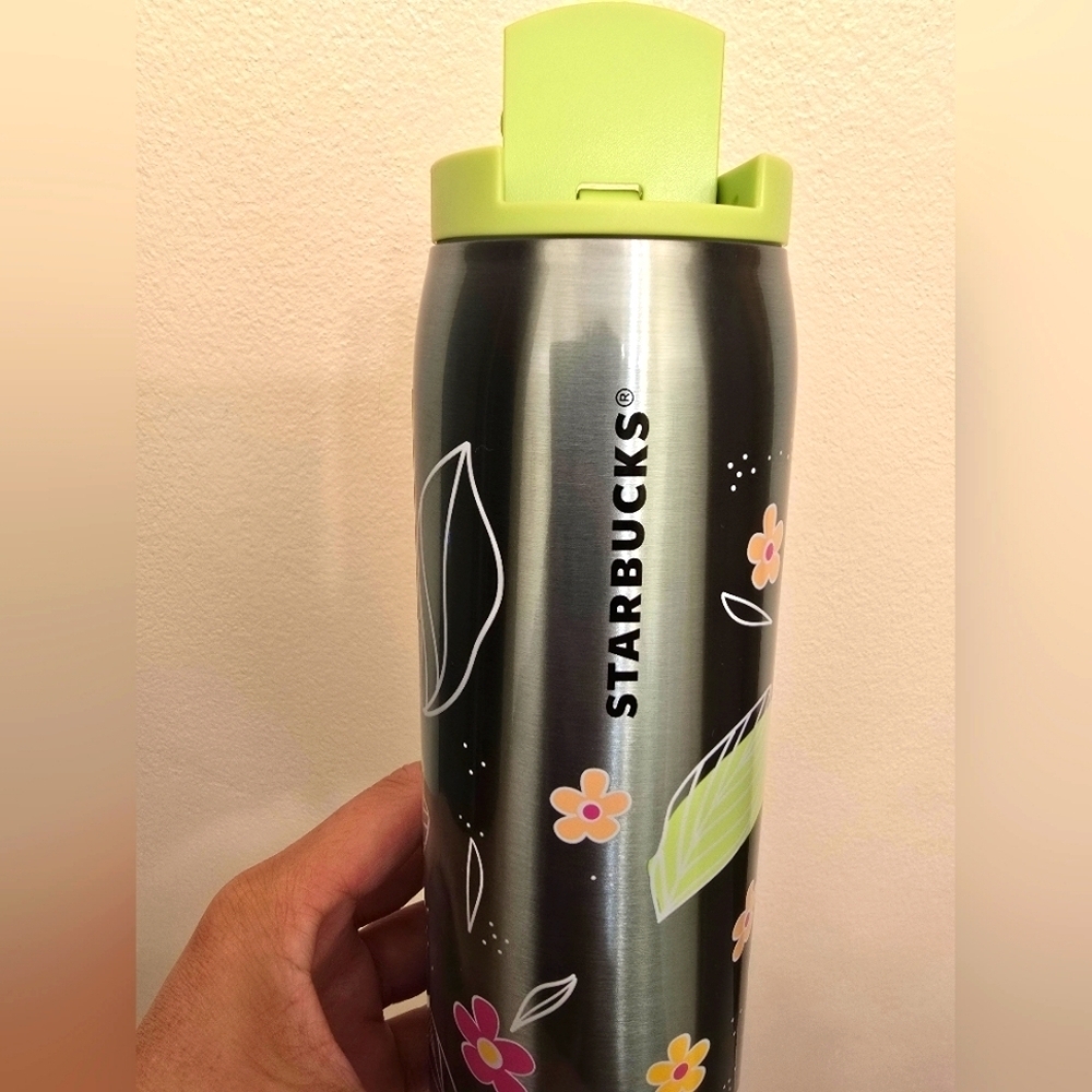 NWT Starbucks 2025 LATAM Release Floral Stainless Steel Tumbler - Picture 5 of 11